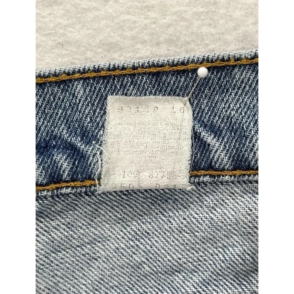 Vintage Levis 505 Jeans Mens 36x31 Orange Tab Light Wash Straight Classic